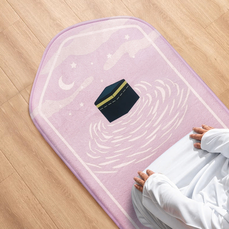 Printed Sponge Crystal Velvet Prayer Mat